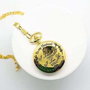 Gold "To My Husband" Pocket Watch